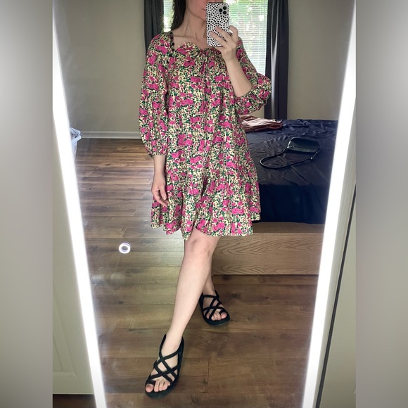 WORN ONCE!! Cotton dress from ZARA - Picture 5 of 8